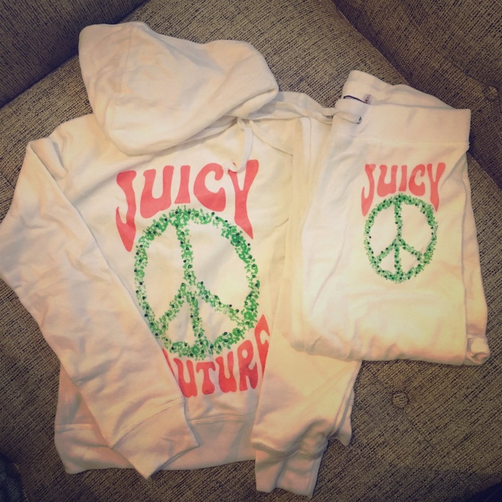 Juicy Couture Tracksuit White S NWT